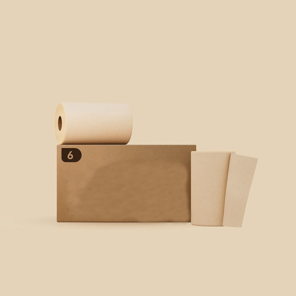Nicepaper Unbleached Recycled Kitchen Roll