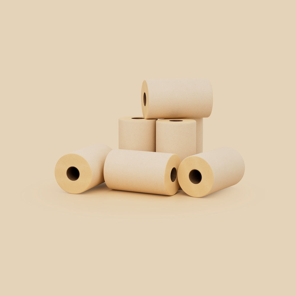 Nicepaper Unbleached Bamboo Kitchen Roll